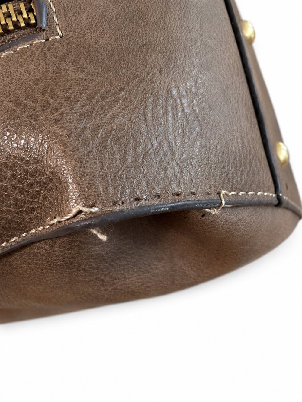 Vintage Michael Kors "Est. 1981" Pebbled Leather Hobo Shoulder Bag - Picture 6 of 7